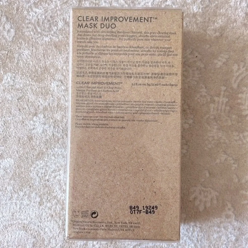 Brand New Origins Clear Improvement Charcoal Mask Duo Clear Pores Travelers